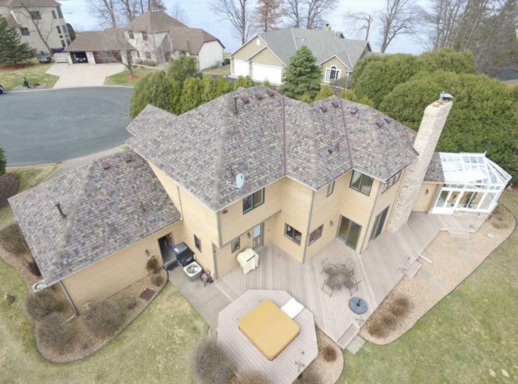 After — Storm damage → full roof replacement in Twin Cities, MN